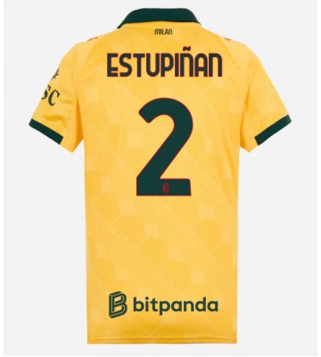 AC Milan Pervis Estupinan #2 Replik 3rd trikot Damen 2025-26 Kurzarm